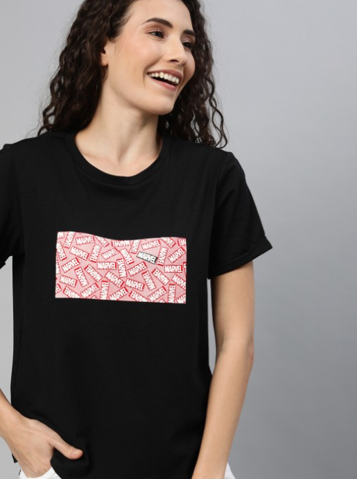 BRANDED HALF SLEEVE T-SHIRT FOR WOMEN