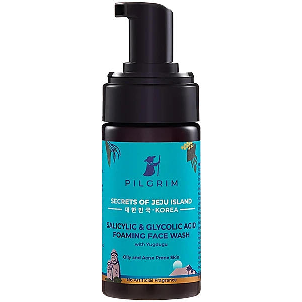 PILGRIM SALICYLIC & GLYCOLIC ACID FOAMING FACE WASH OILY AND ACNE PRON SKIN 120.0ML