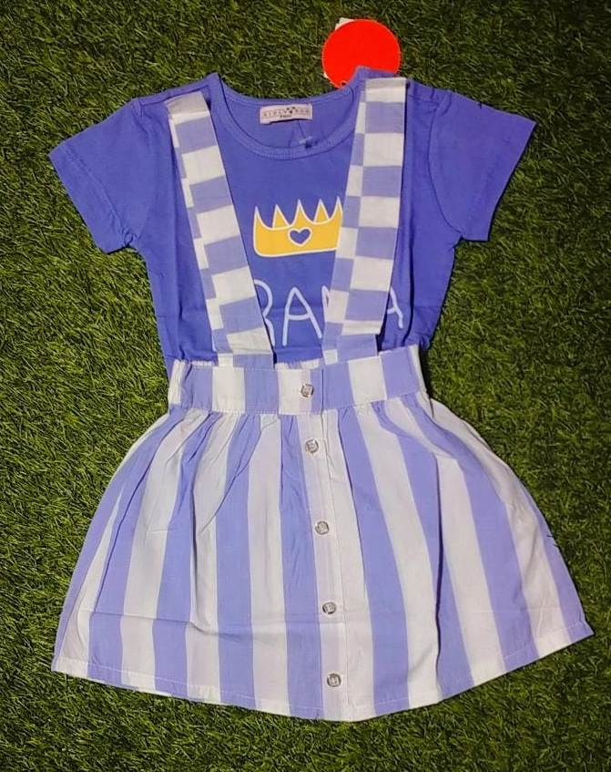 BRANDED T-SHIRT AND SKIRT FOR GIRL'S