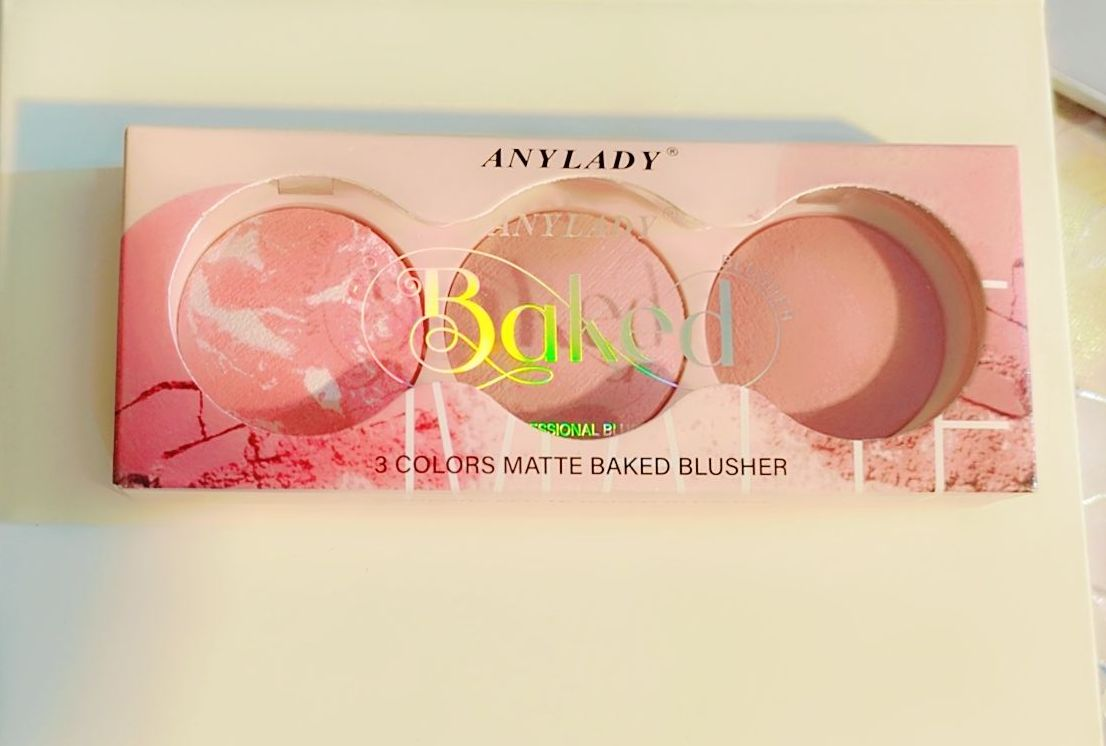 ANYLADY BAKED 3 COLORS MATTE BAKED BLUSHER