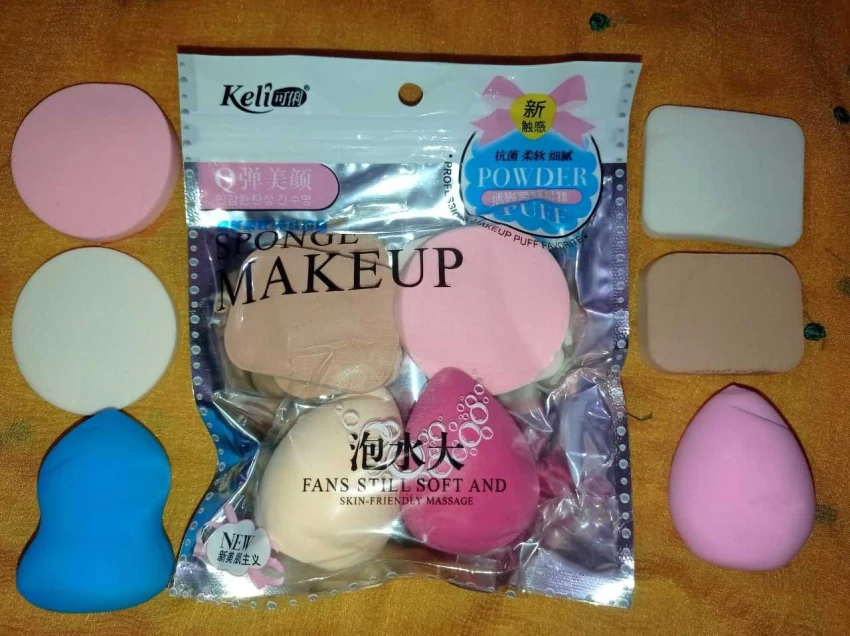 KELI SPONGE MAKEUP POWDER PUFF