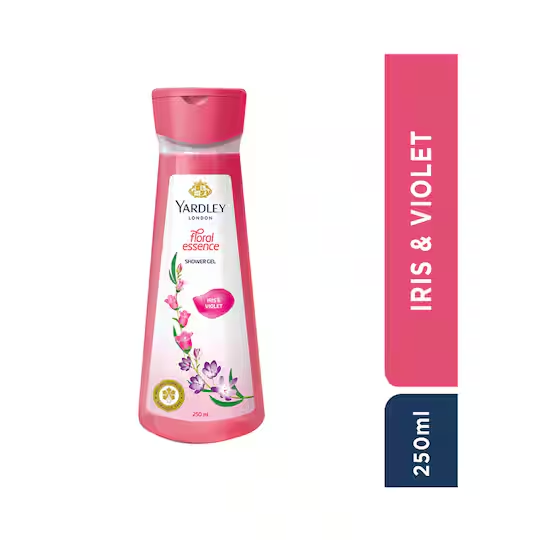 YARDLEY LONDON FLORAL ESSENCE SHOWER GEL IRIS & VILOT 250ML