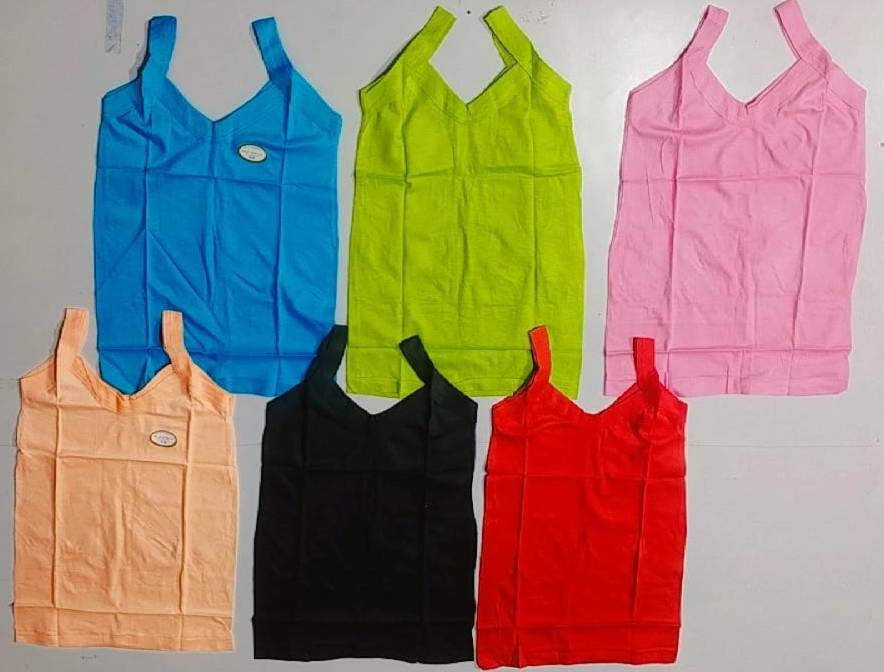 PRIMIUM girls kids cotton inner camisole slips Pack of 6