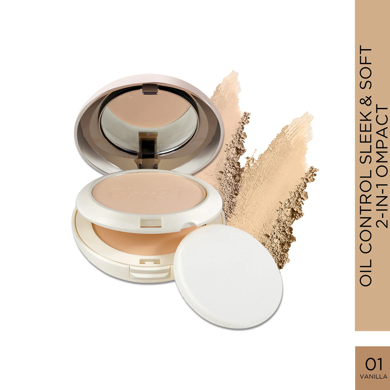 FACE TECH COMPACT POWDER MATTE FINISH LONG LASTING SPF50+ 18G.