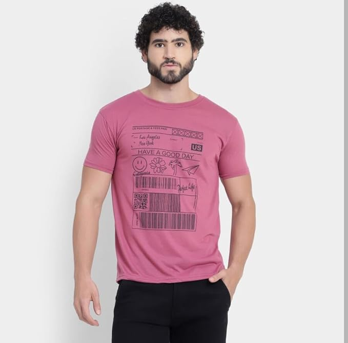 BRANDED HALF SLEEVE T-SHIRT FOR MEN