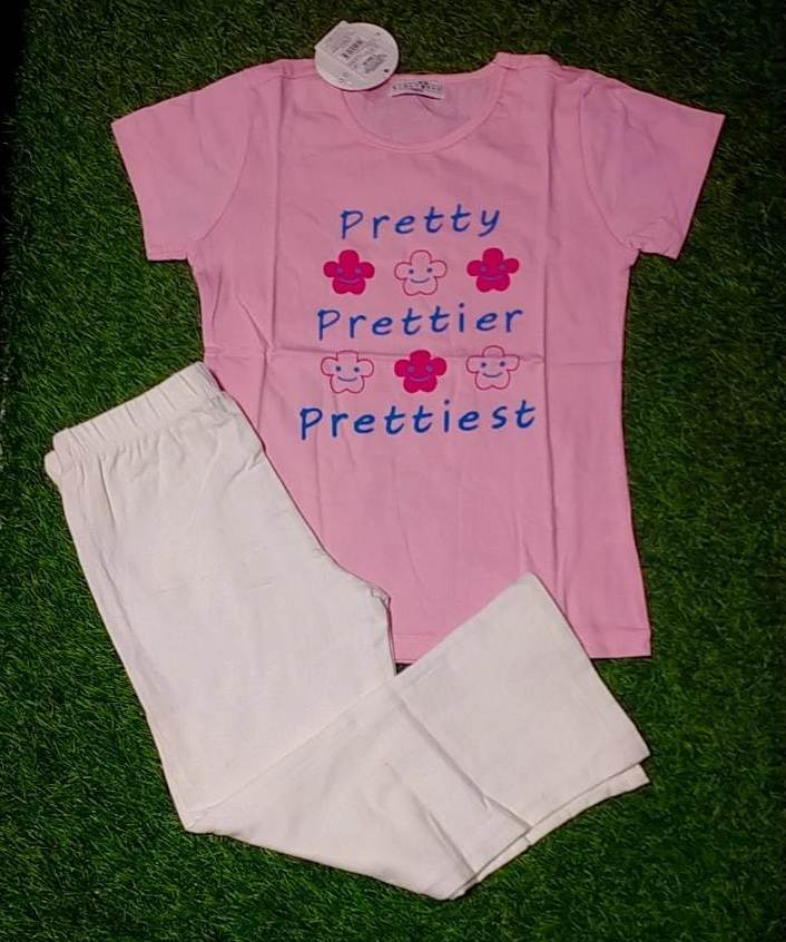 BRANDED T-SHIRT AND PYJAMI FOR GIRL'S
