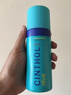 CINTHOL DIVE DEO SPRAY 150ML NO ALCOHOL SKIN SAFE