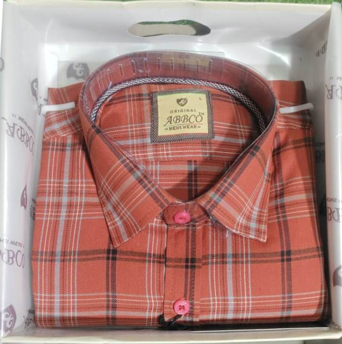 BRANDED CHECK DESSIGN SHIRT