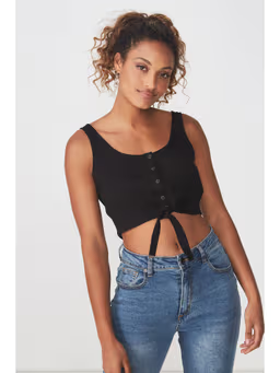 BRANDED CROP TOP FOR WOMEN