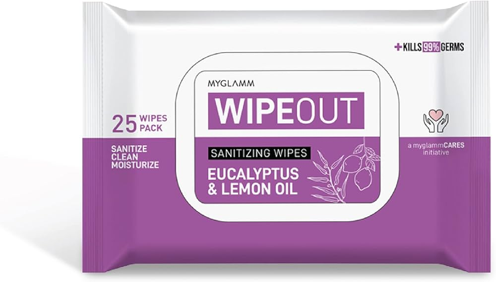 MYGLAMM WIPEOUT SANITIZING WIPES 25WIPES