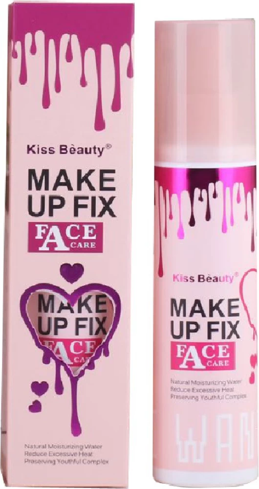 KISS BEAUTY MAKE UP FIX FACE CARE 120ML.