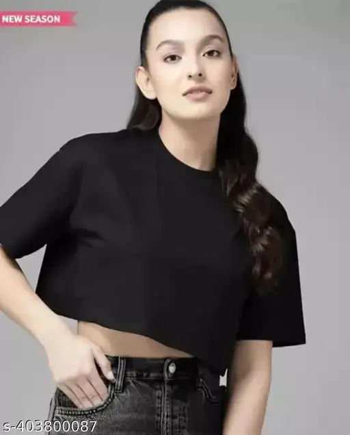 BRANDED CROP TOP FOR WOMEN