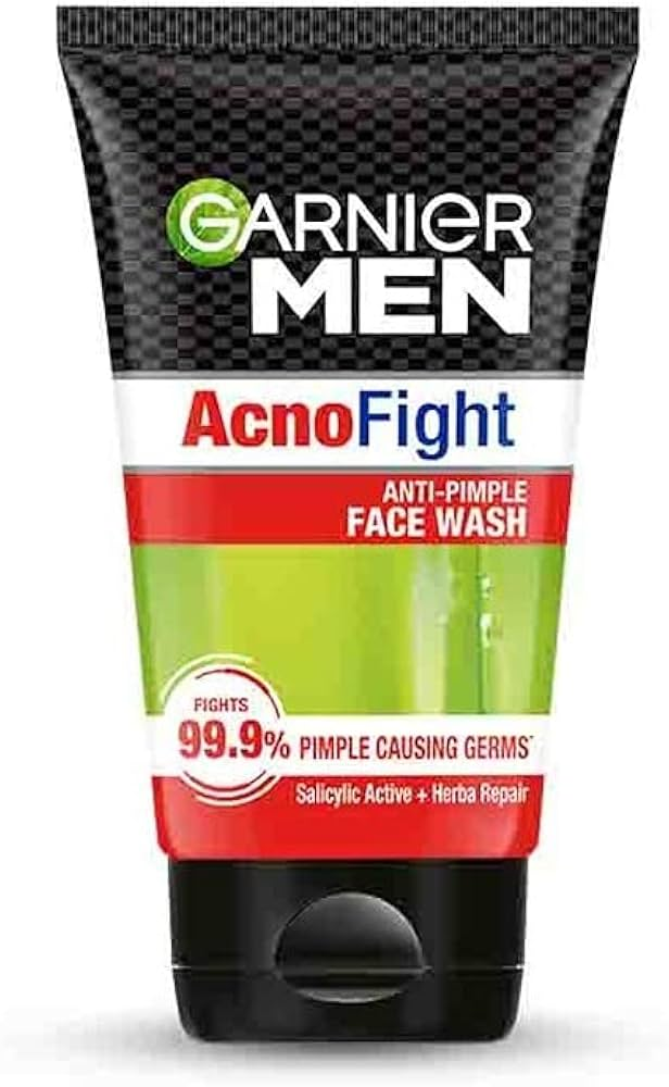 GARNIER MEN ACNO FIGHT ANTI PIMPLE FACE WASH 100G