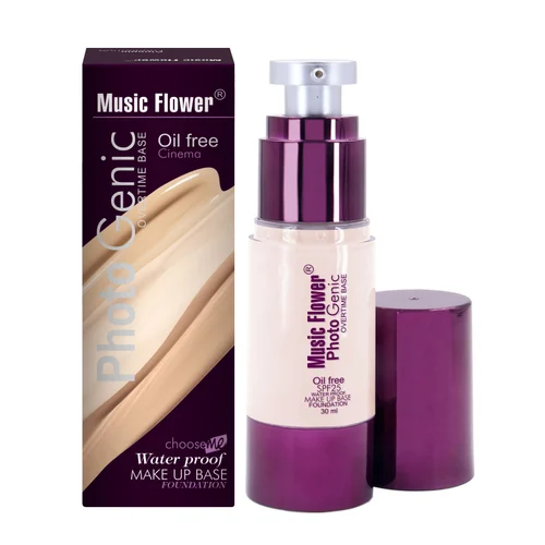 MUSIC FLOWER PHOTO GENIC OVERTIME BASE CINEMA FOUNDATION 30ML.