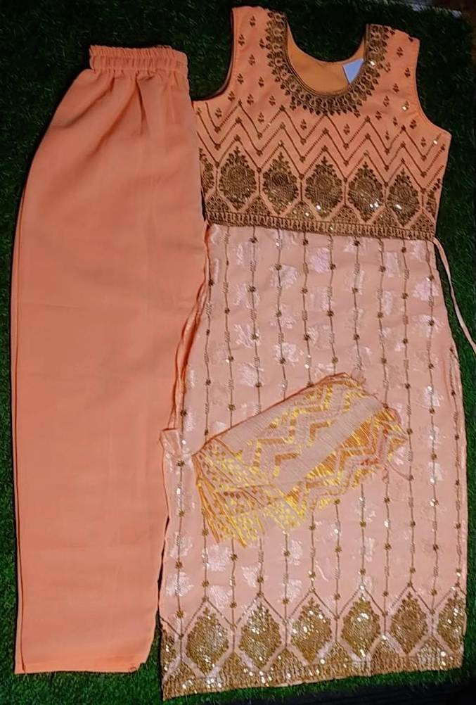 PARTY WEAR KURTA SET WHIT DUPATTA FOR WOMEN