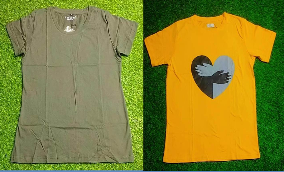 BRANDED T-SHIRT FOR MEN'S PACK OF 2