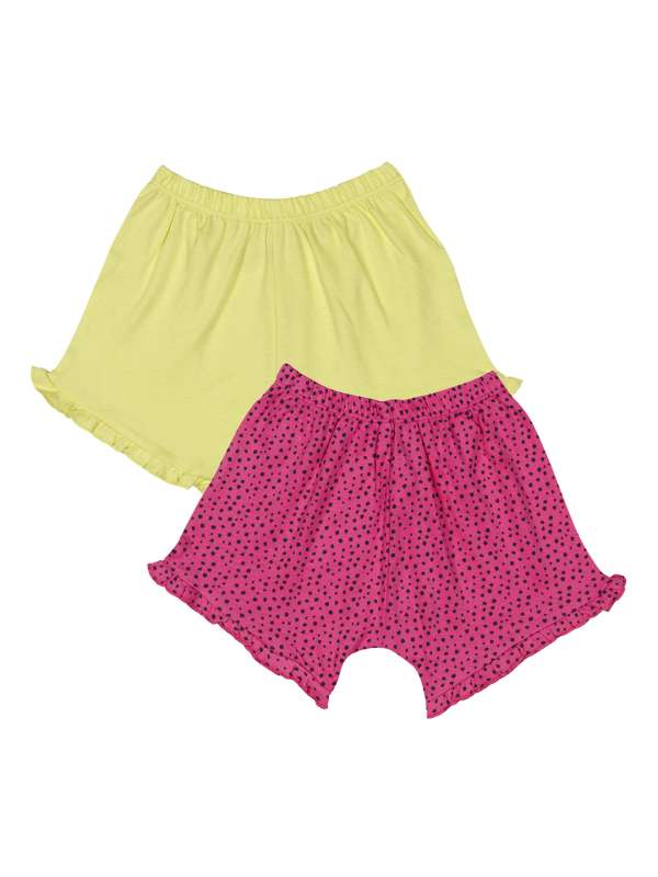BRANDED SHORTS FOR GIRL'S PACK OF 2
