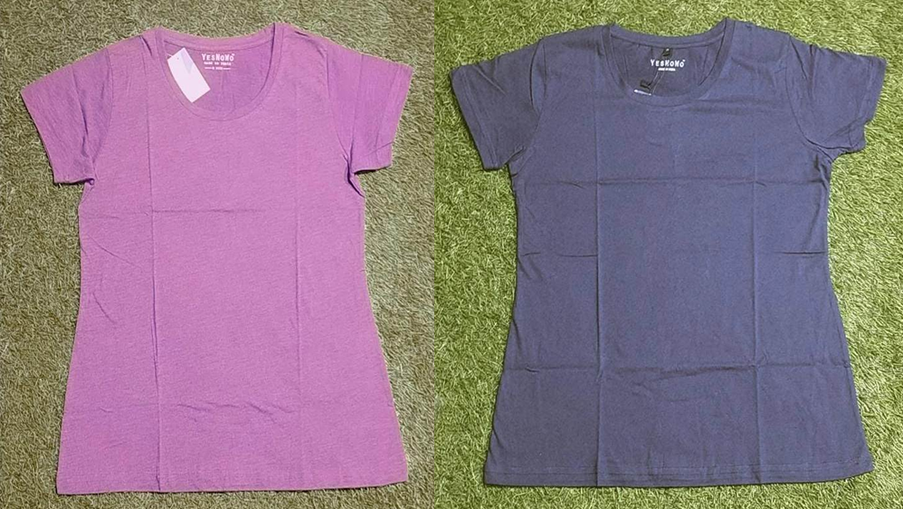 BRANDED T-SHIRT FOR WOMEN'S PACK OF 2
