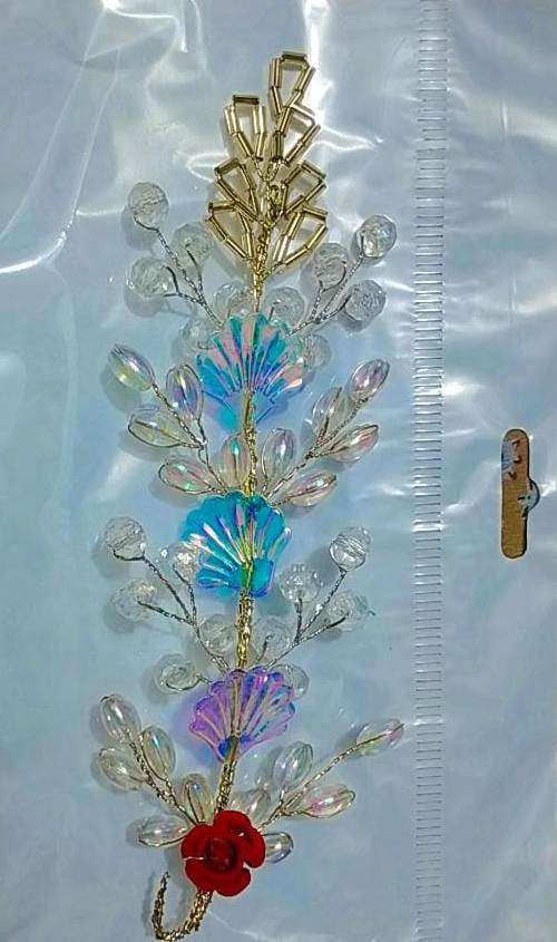 BEAUTIFUL CRISTAL WHITE PEARL HAIR ACCESSORIES FOR WOMEN'S