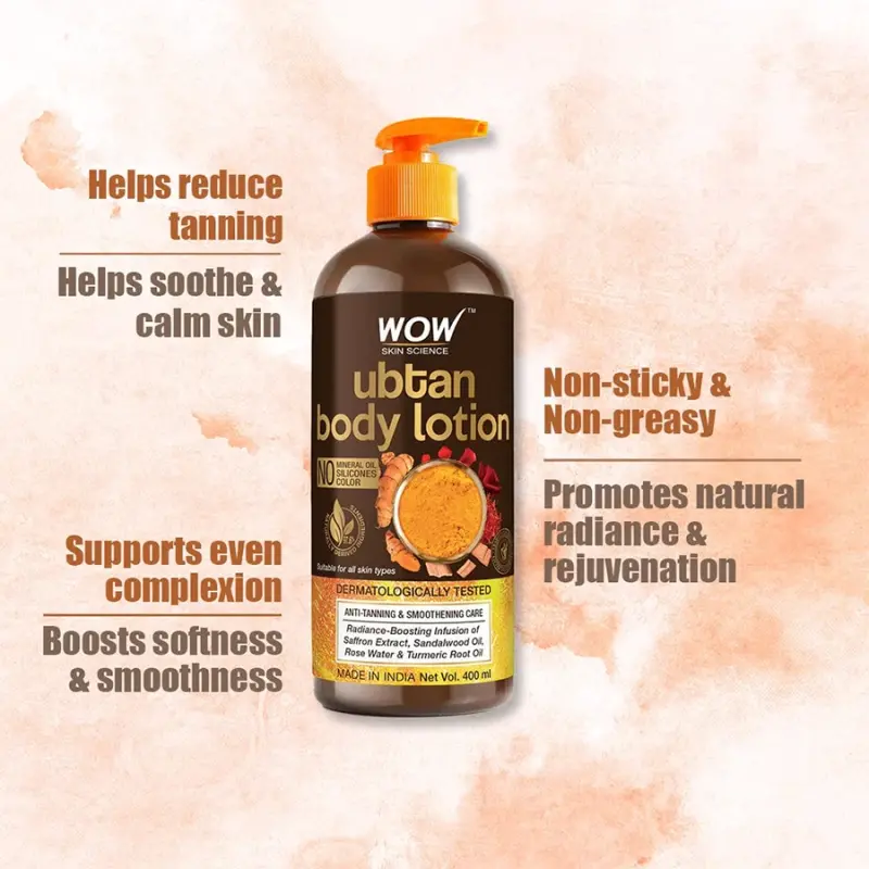 Wow Skin Science Ubtan Body Lotion 400ml