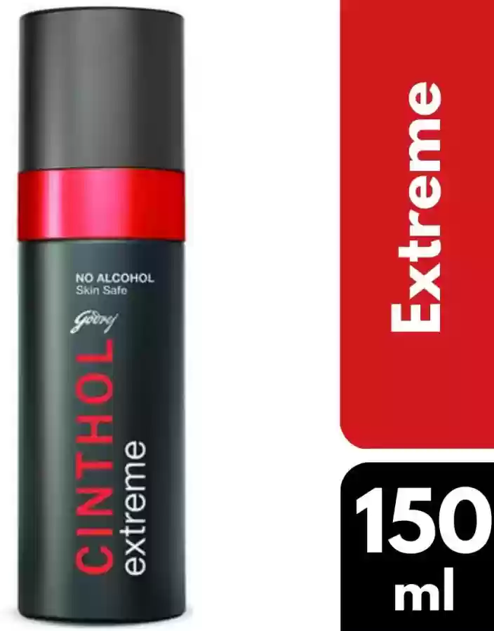 CINTHOL EXTREME DEO SPRAY 150ML NO ALCOHOL SKIN SAFE