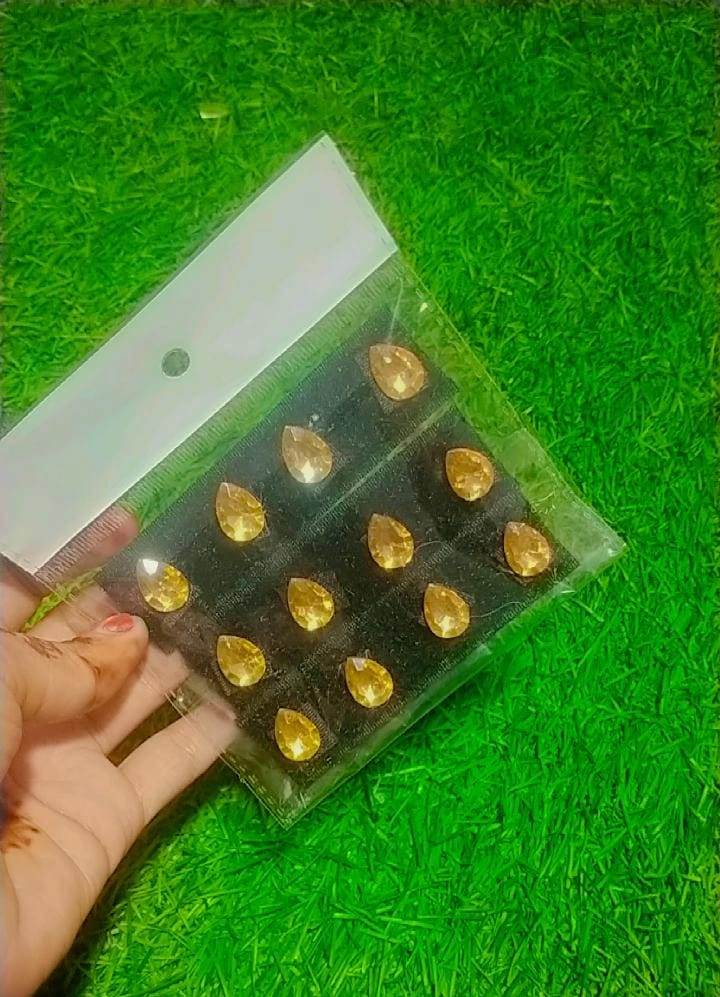 BEAUTIFUL CRYSTAL STONE VELCRO HAIR ACCESSORIES FOR WOMEN