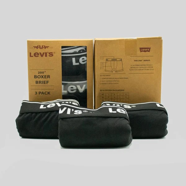 LEVI'S 200 CA BOXER BRIEF 3 PACK