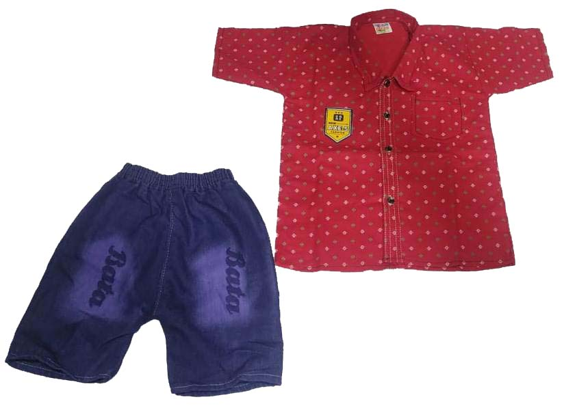 PRIMIUM KIDS SHIRT AND SHORTS SET