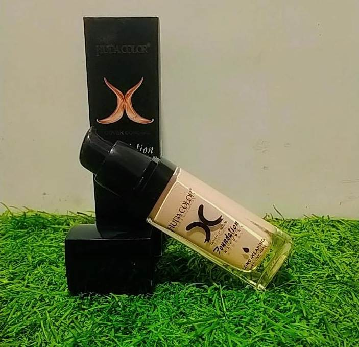 HUDA COLOR COVER CONCEAL FOUNDATION NATURAL LONG-WEARING OVER TINE BASE 30ML.
