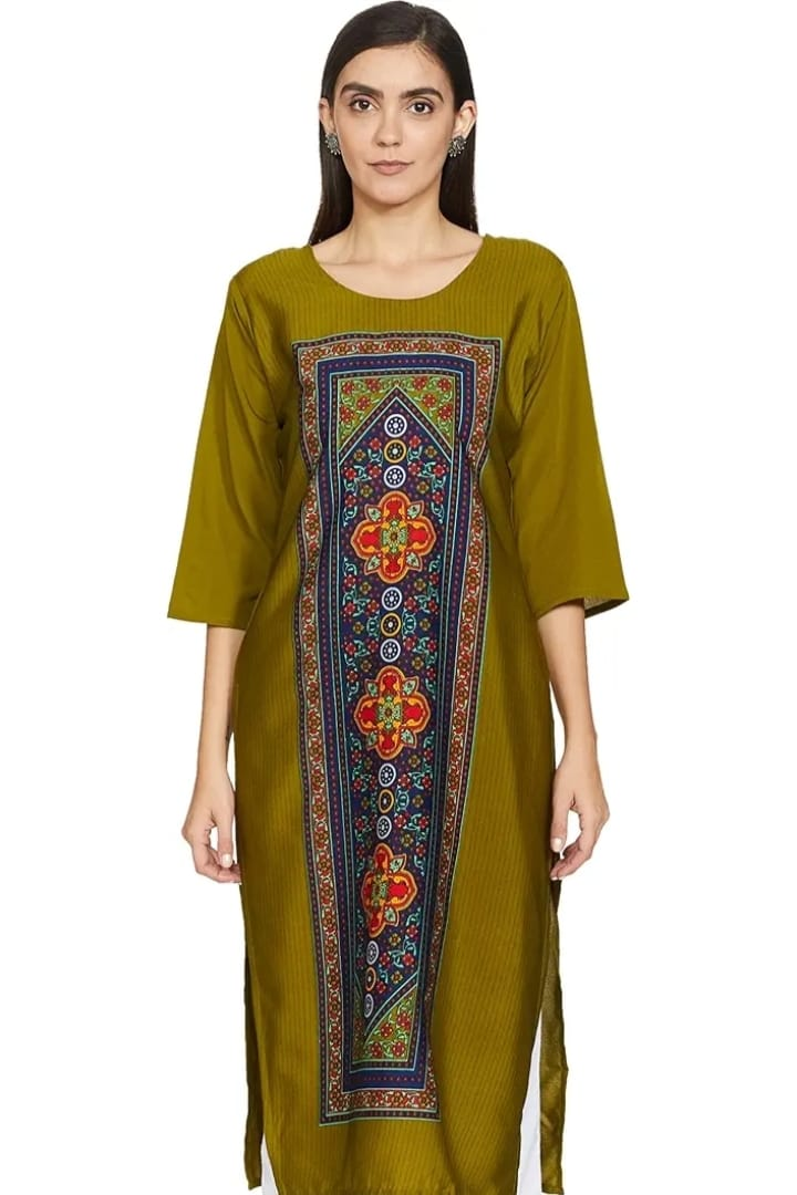 BRANDED WOMEN PRINTED LONG KURTI