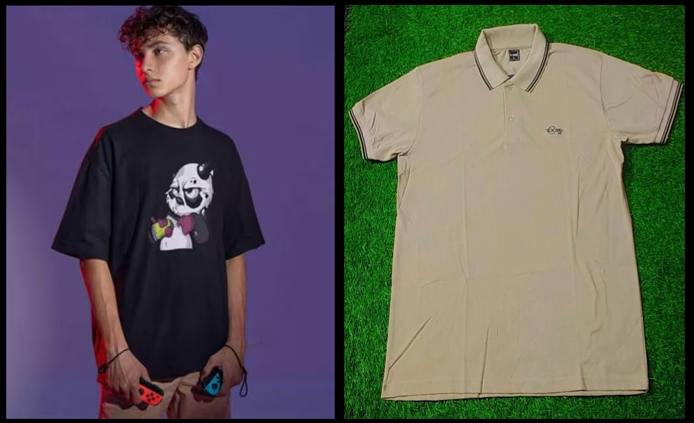 BRANDED POLO T-SHIRT FOR MEN'S PACK OF 2