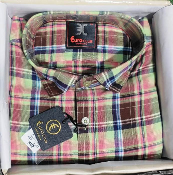 BRANDED BIG CHECK DESSIGN SHIRT