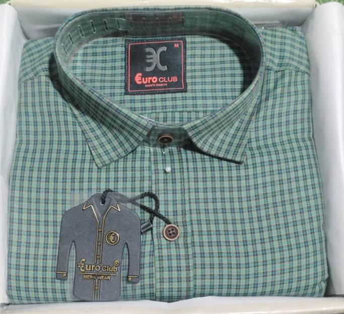 BRANDED SMALL CHECK DESSIGN SHIRTS