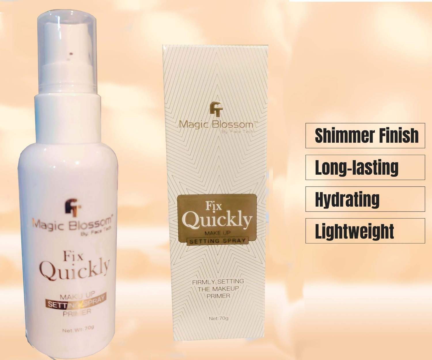 FT MAGIC BLOSSOM FIX QUICKLY MAKE-UP SETTING SARAY PRIMER 70G.