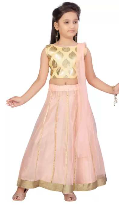 BRANDED LEHENGA CHOLI AND DUPATTA SET FOR GIRL